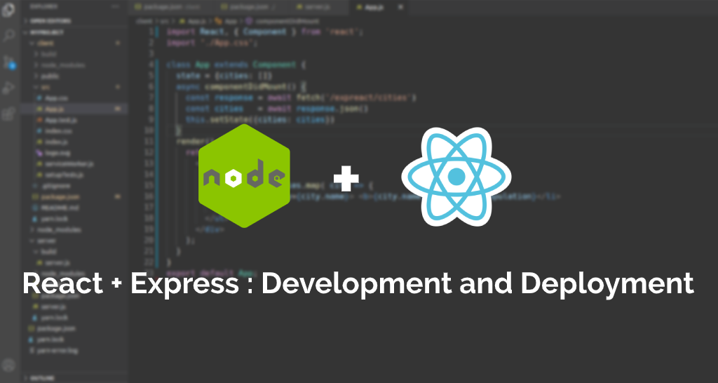 react + express